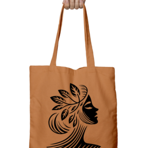 Unisex Tote Bag with Zipper (Artistic Face)