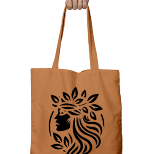 Unisex Tote Bag with Zipper (Artistic Face)