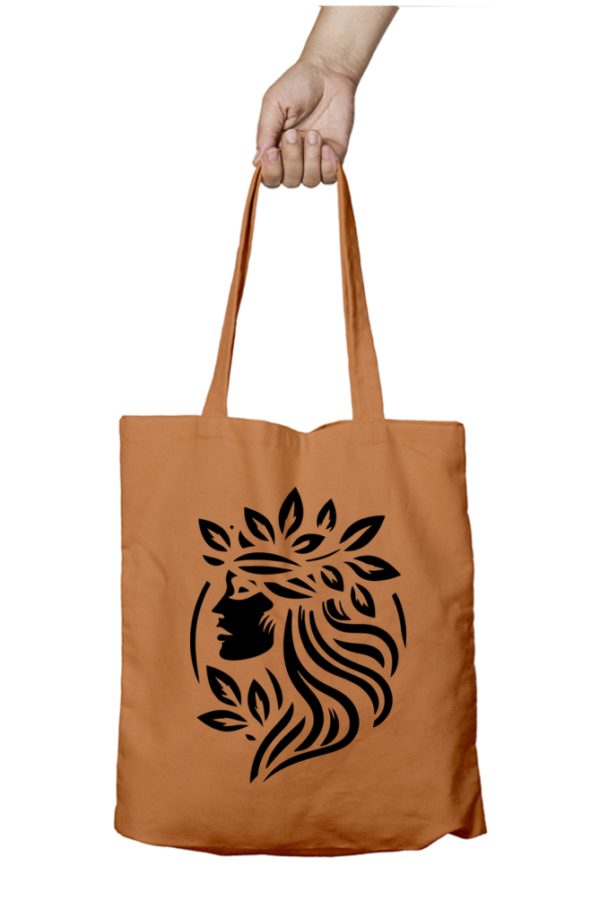 Unisex Tote Bag with Zipper (Artistic Face)
