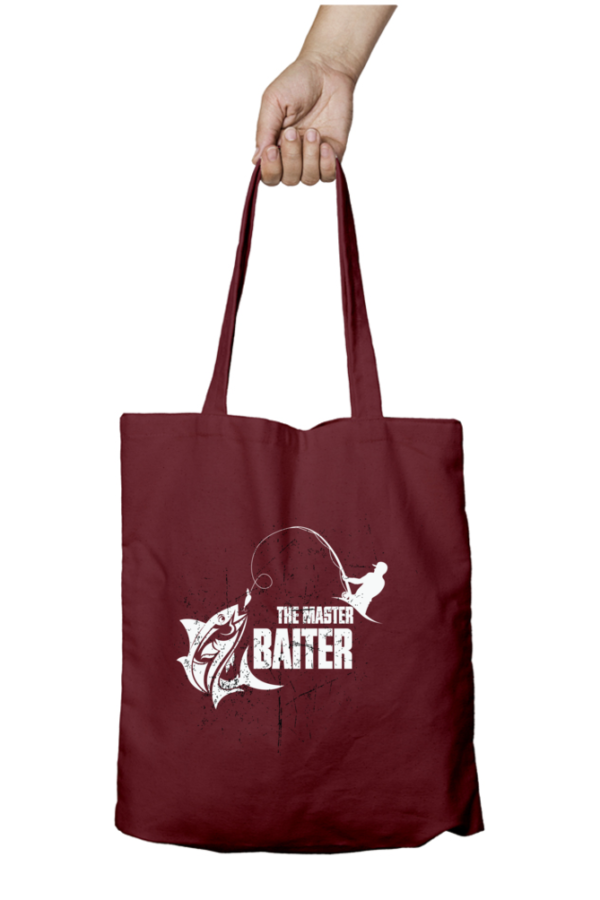 Unisex Tote Bag with Zipper (The Master Baiter)