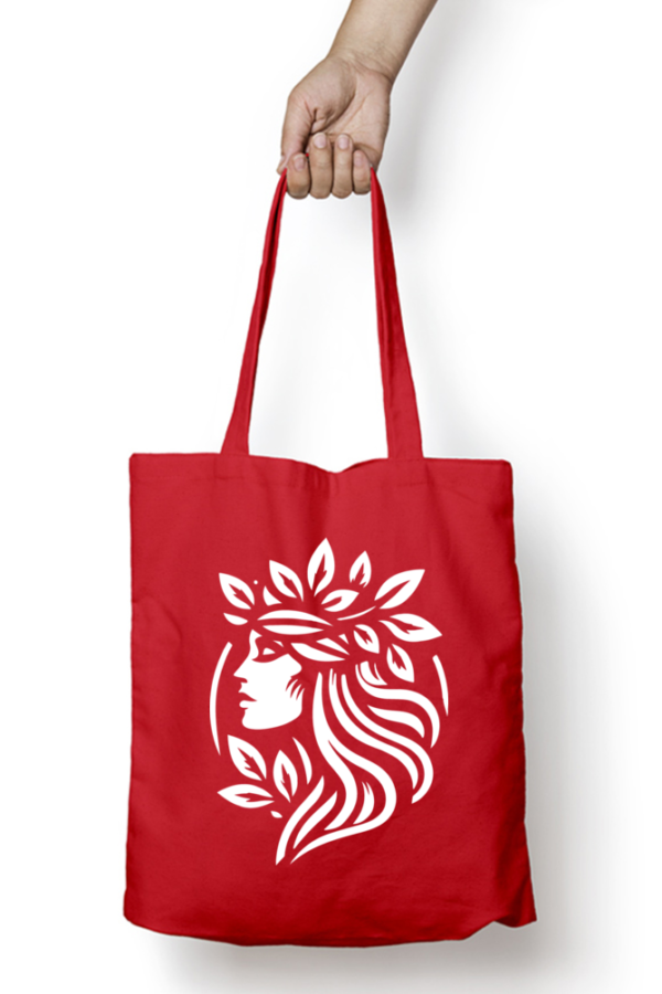 Unisex Tote Bag with Zipper (Artistic Face)