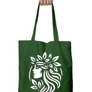 Unisex Tote Bag with Zipper (Artistic Face)