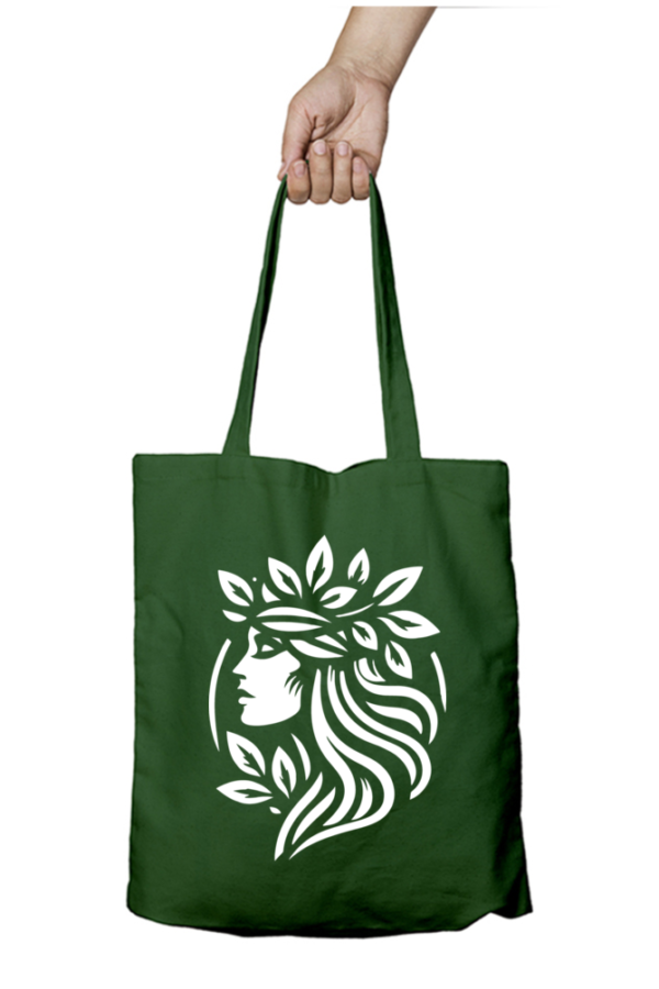 Unisex Tote Bag with Zipper (Artistic Face)