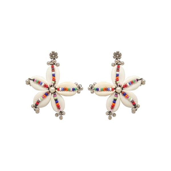 Cowrie Multibeads Boho Necklace Set