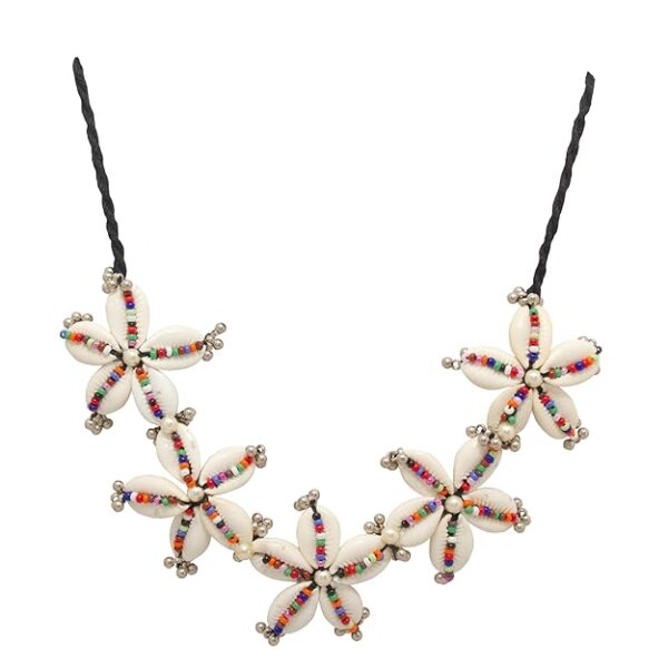 Cowrie Multibeads Boho Necklace Set