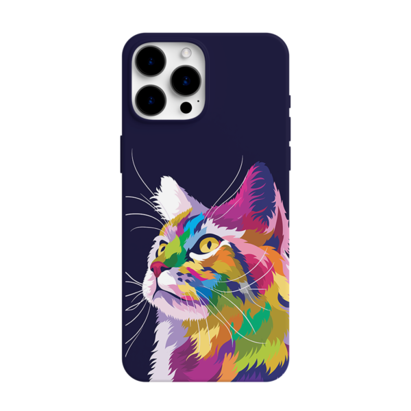 iPhone Case (Colorful Cat)